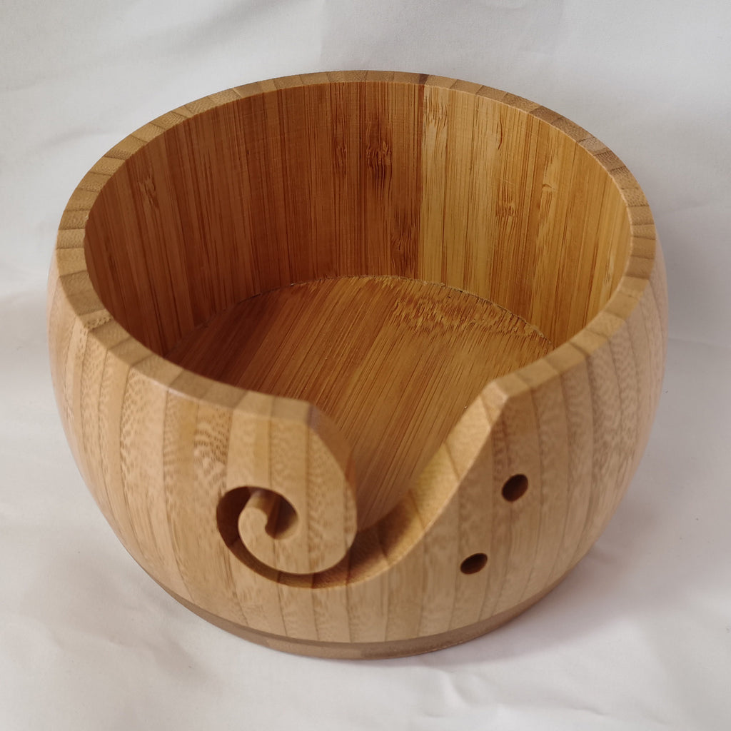 Wooden yarn bowl – view 5