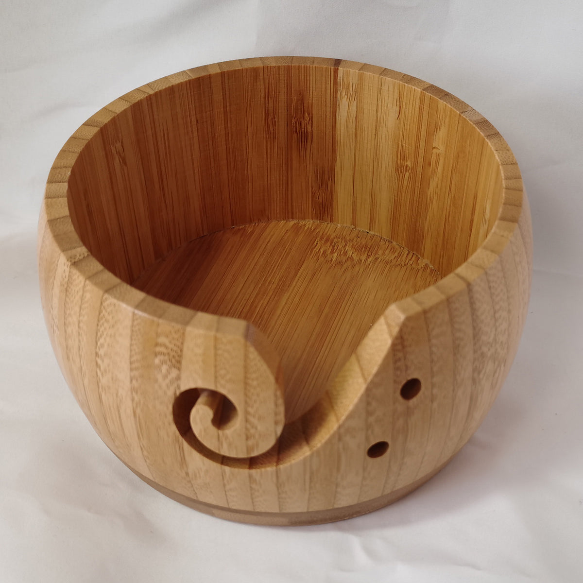 Wooden yarn bowl – view 5