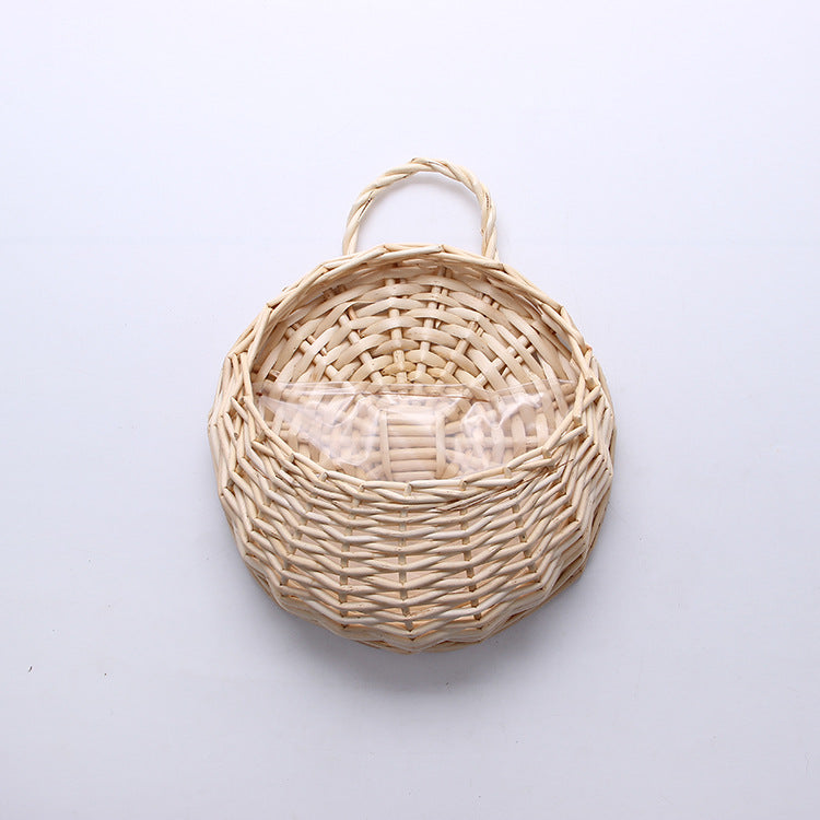 Handmade willow wall basket – view 2