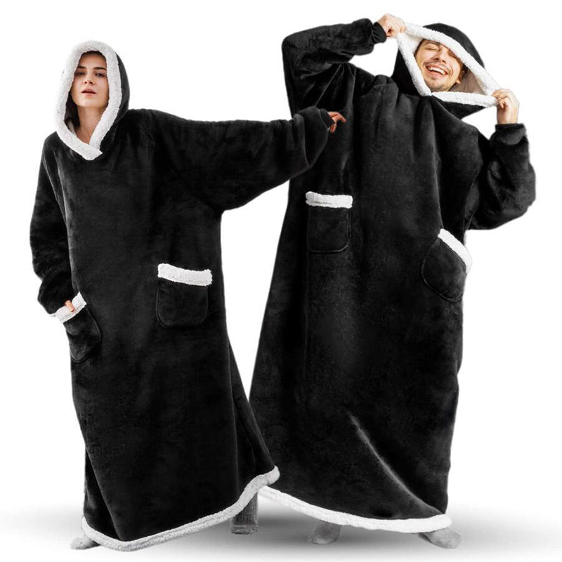Oversized wearable blanket hoodie for adults – view 2