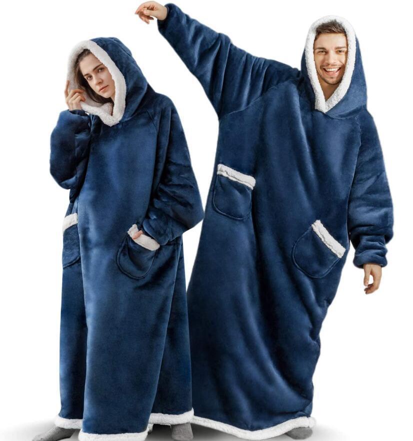 Oversized wearable blanket hoodie for adults – view 1