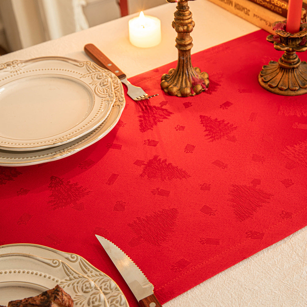 Christmas jacquard table runner – view 3
