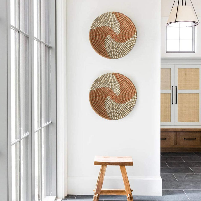 Woven swirl wall tray – view 1