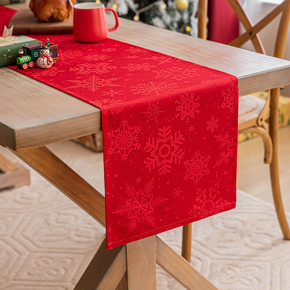 Christmas jacquard table runner – view 5