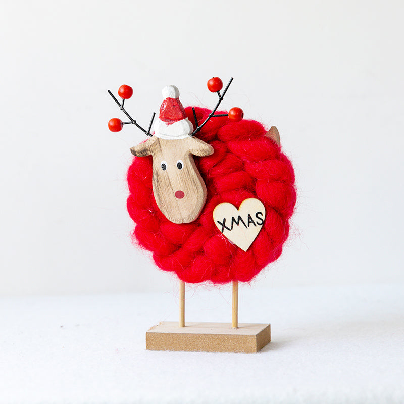 Woolly felt Christmas figure – view 3