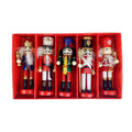 Wooden Nutcracker Ornaments – Box of 5 – Box of 5
