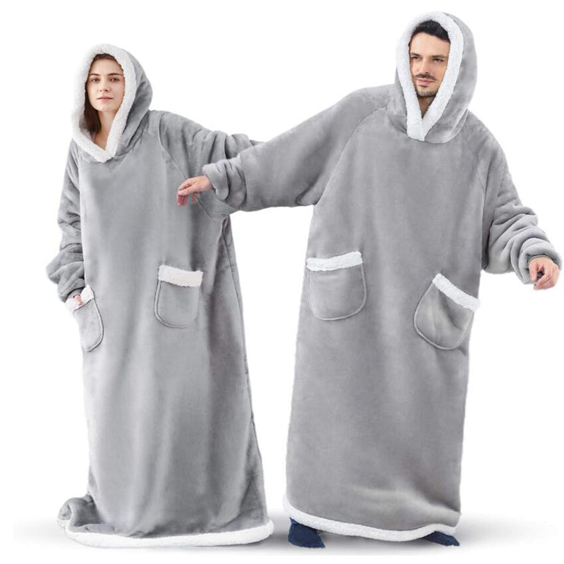Oversized wearable blanket hoodie for adults – view 4