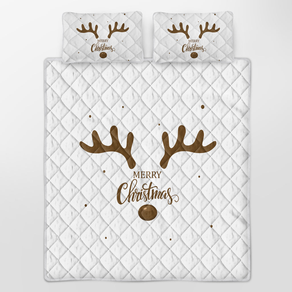 Reindeer Christmas quilt set – view 2