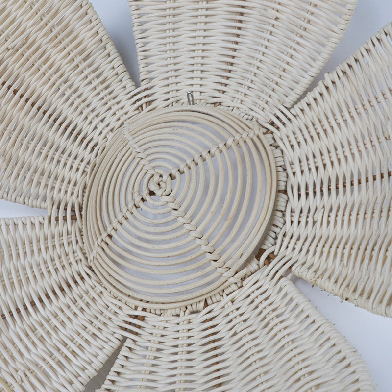 Rattan flower wall decor – view 3