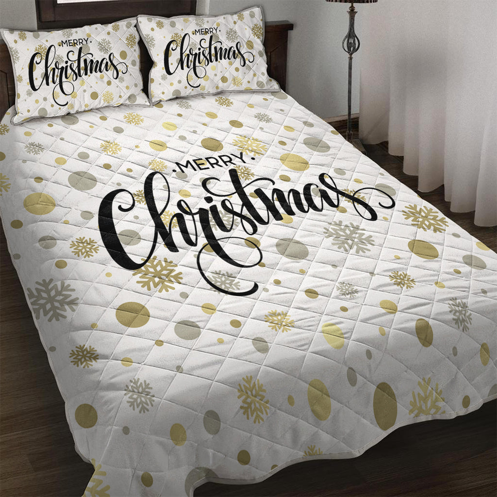 Merry Christmas quilt set – view 1