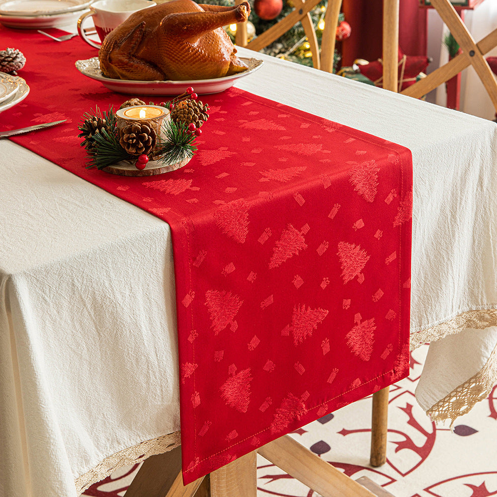Christmas jacquard table runner – view 9