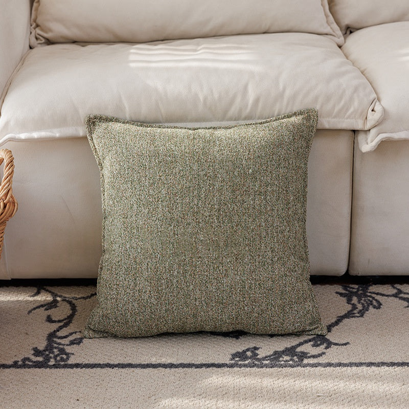 Woven Jacquard Pillow Cover – Garden Collection – Moss