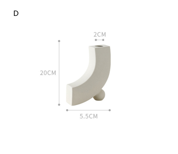 Nordic Matte Ceramic Vase – Arch