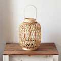 Diamond Weave Bamboo Lantern – Small – 41 cm (16 in)