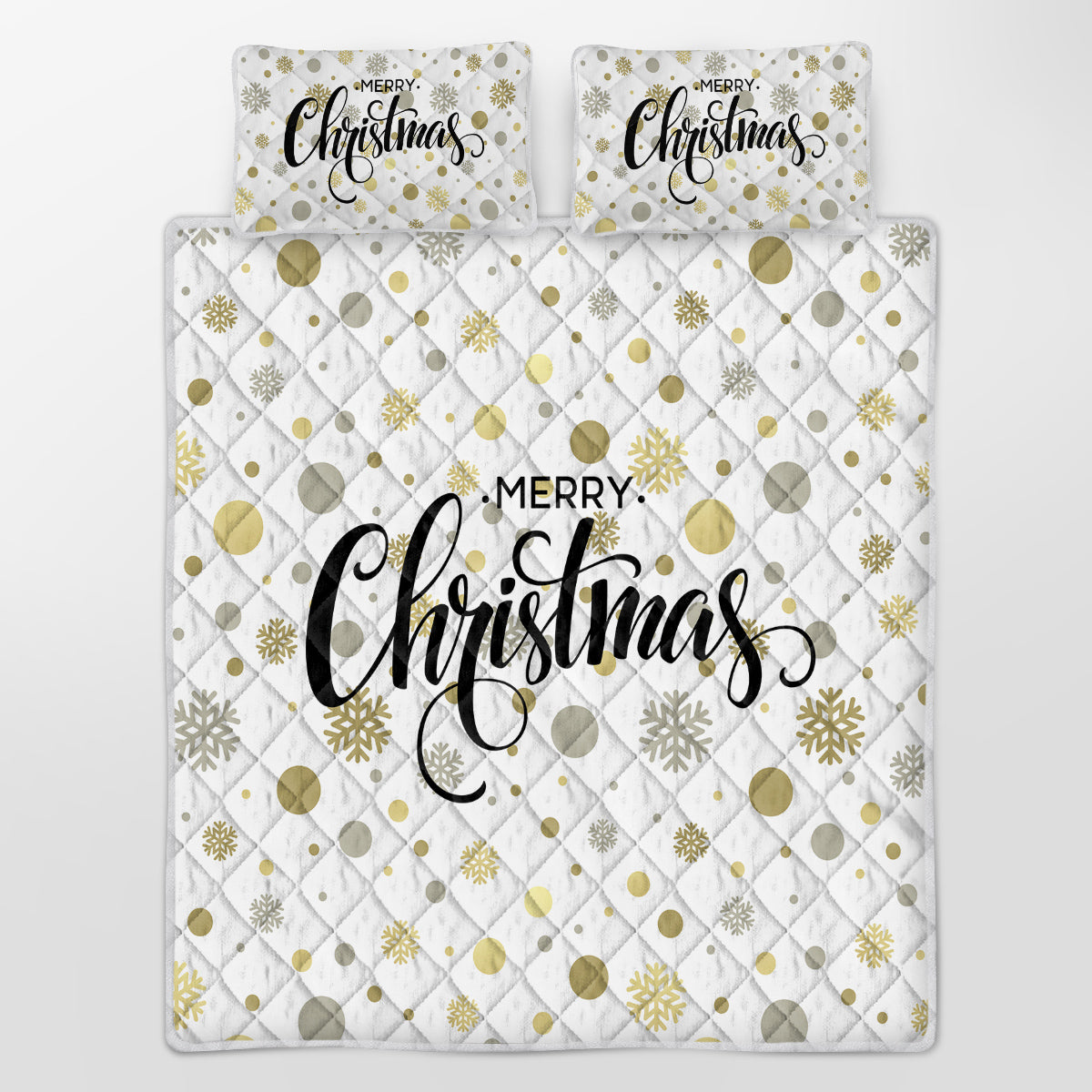 Merry Christmas quilt set – view 2