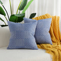Textured woven jacquard pillow cover – view 1