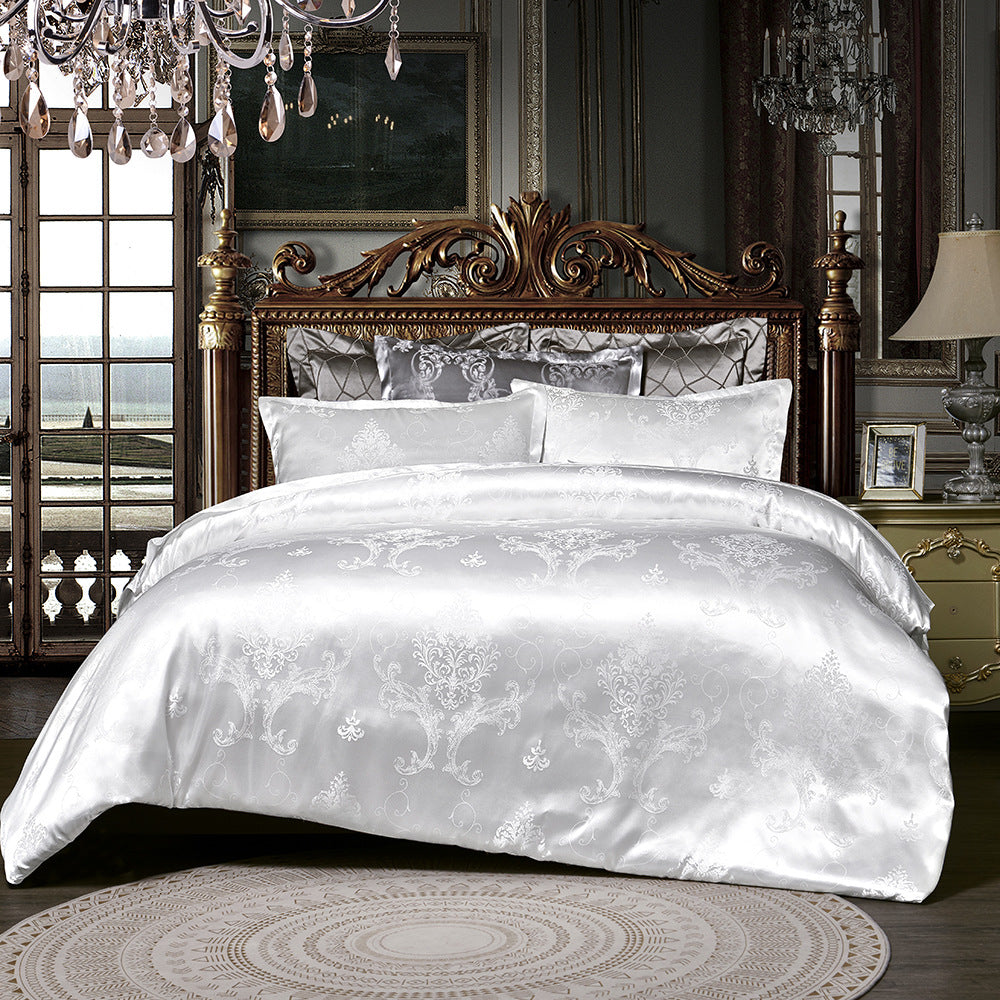 Jacquard duvet cover set – view 4