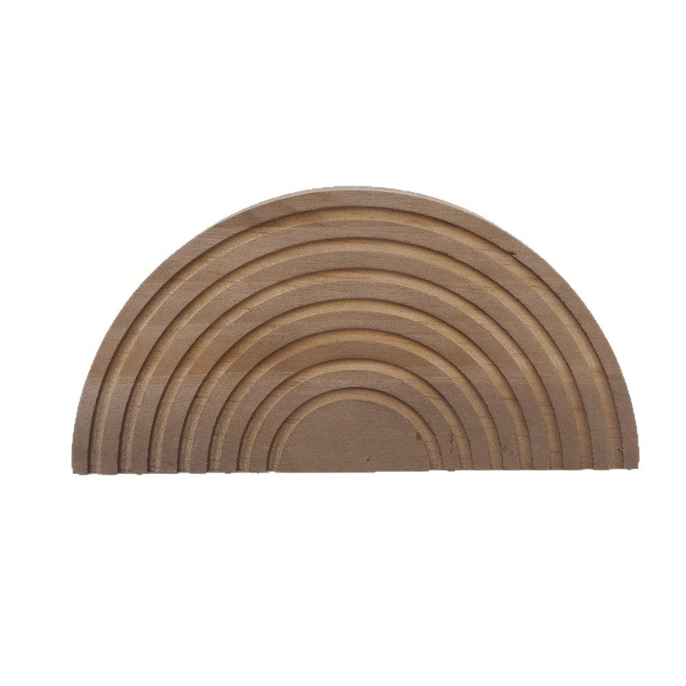 Half-moon wooden wall pocket – view 6