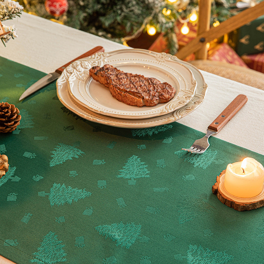 Christmas jacquard table runner – view 1