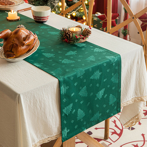 Christmas jacquard table runner – view 2