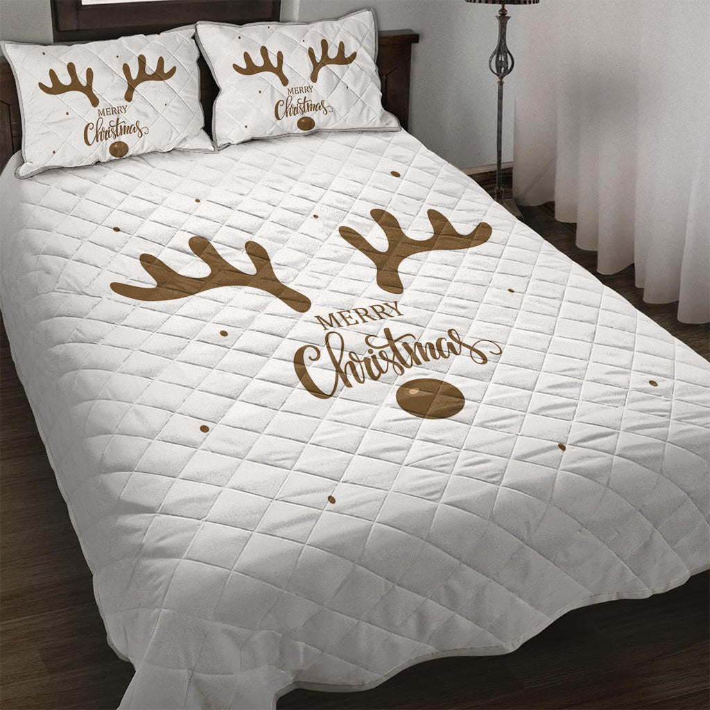 Reindeer Christmas quilt set – view 1