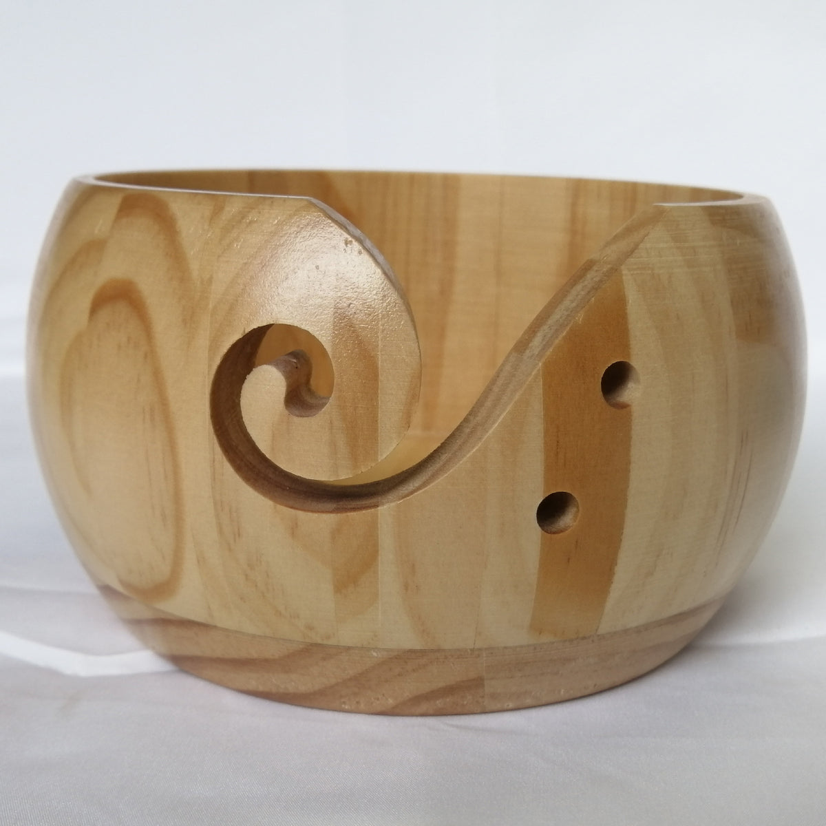 Wooden yarn bowl – view 3