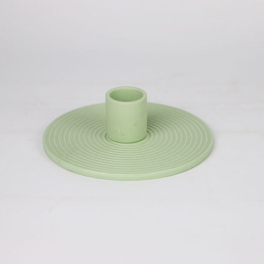 Ripple ceramic taper candle holder – view 4