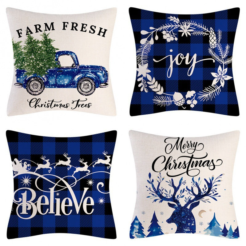 Christmas pillow covers set of 4