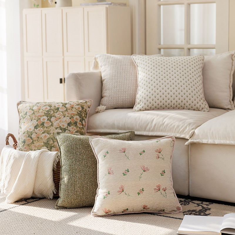 Woven jacquard pillow covers, garden collection – view 3