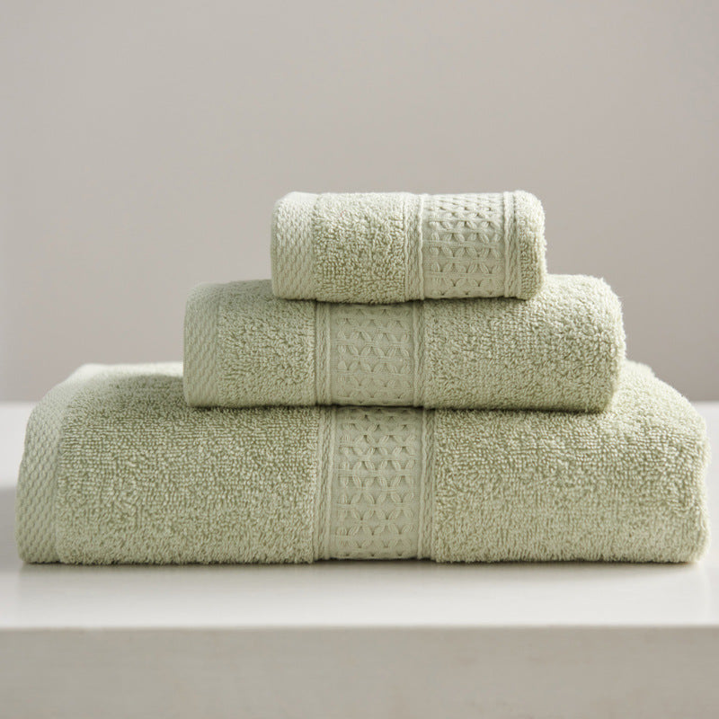 Pure cotton 3-piece bath towel set – view 4