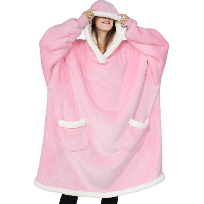 Oversized wearable blanket hoodie for adults – view 6