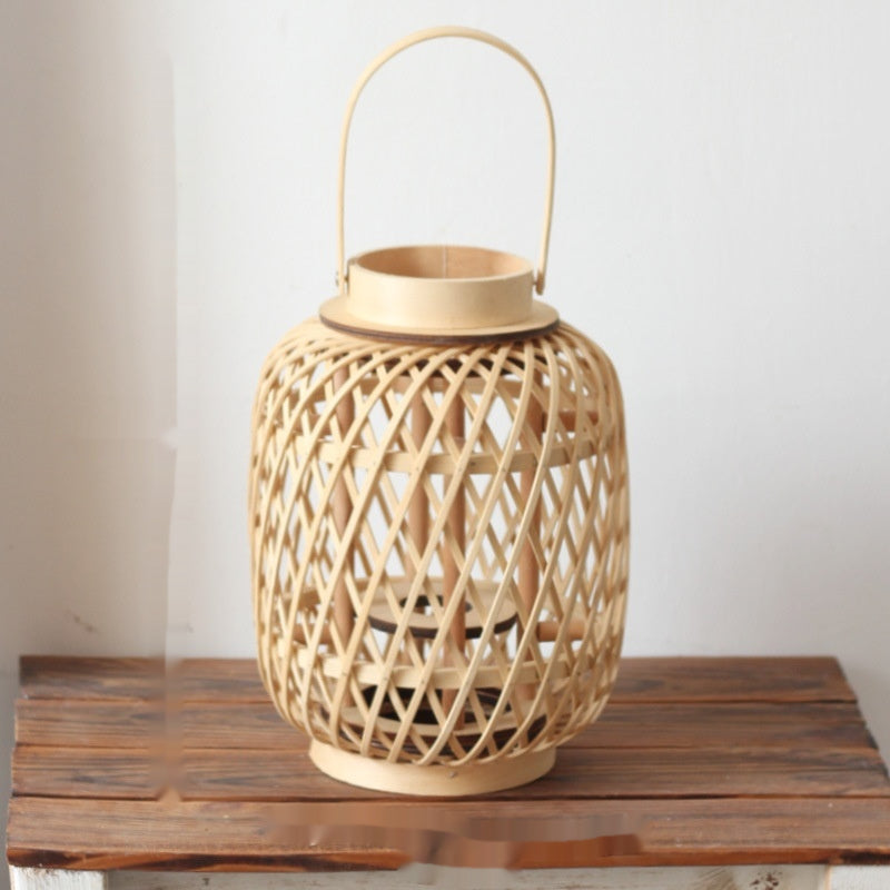 Diamond Weave Bamboo Lantern – Medium – 52 cm (20.5 in)