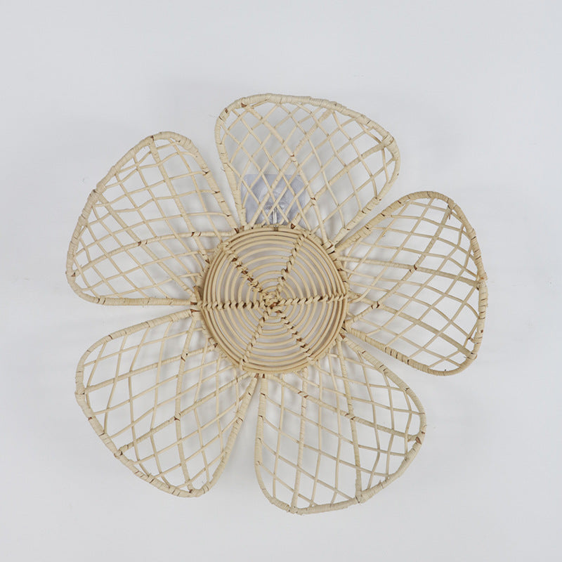Rattan flower wall decor – view 5
