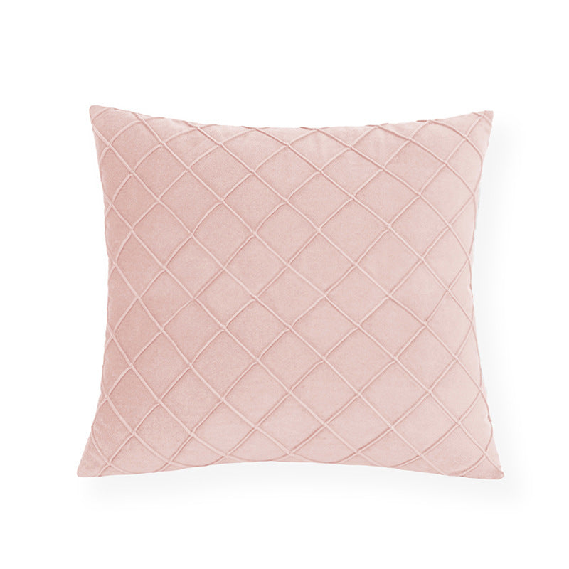 Velvet diamond pintuck pillow cover – view 13