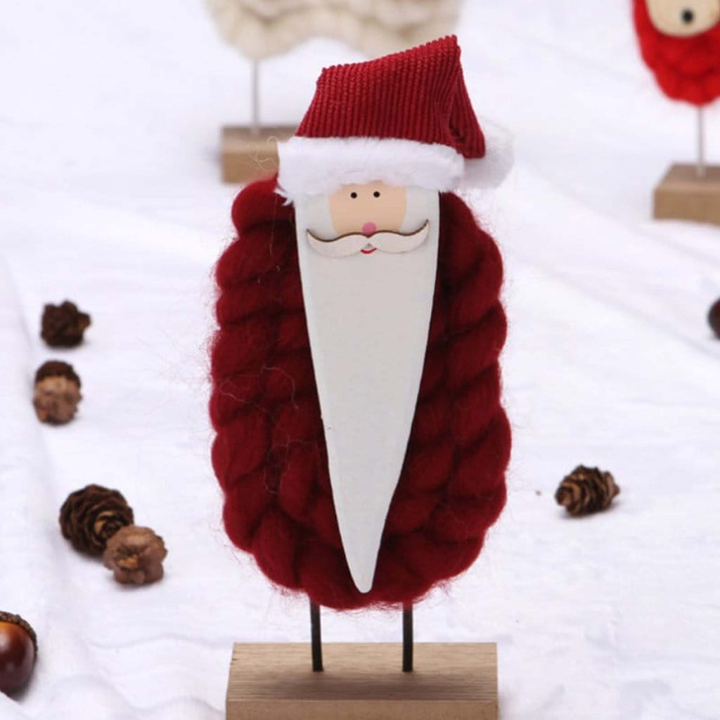 Woolly felt Christmas figure – view 2