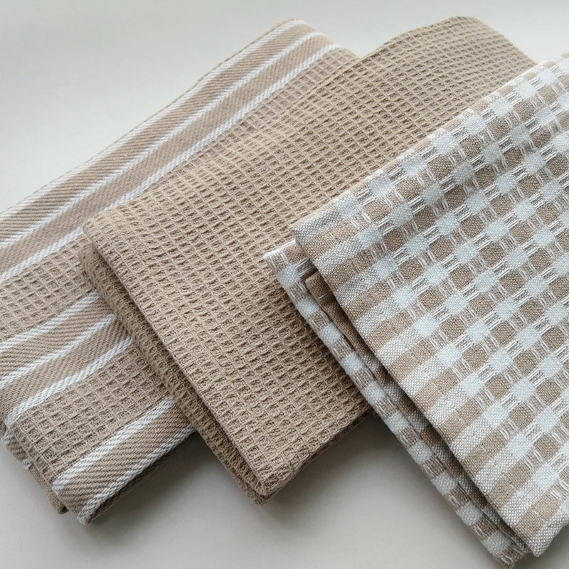 Cotton kitchen towels, set of 3 – view 6