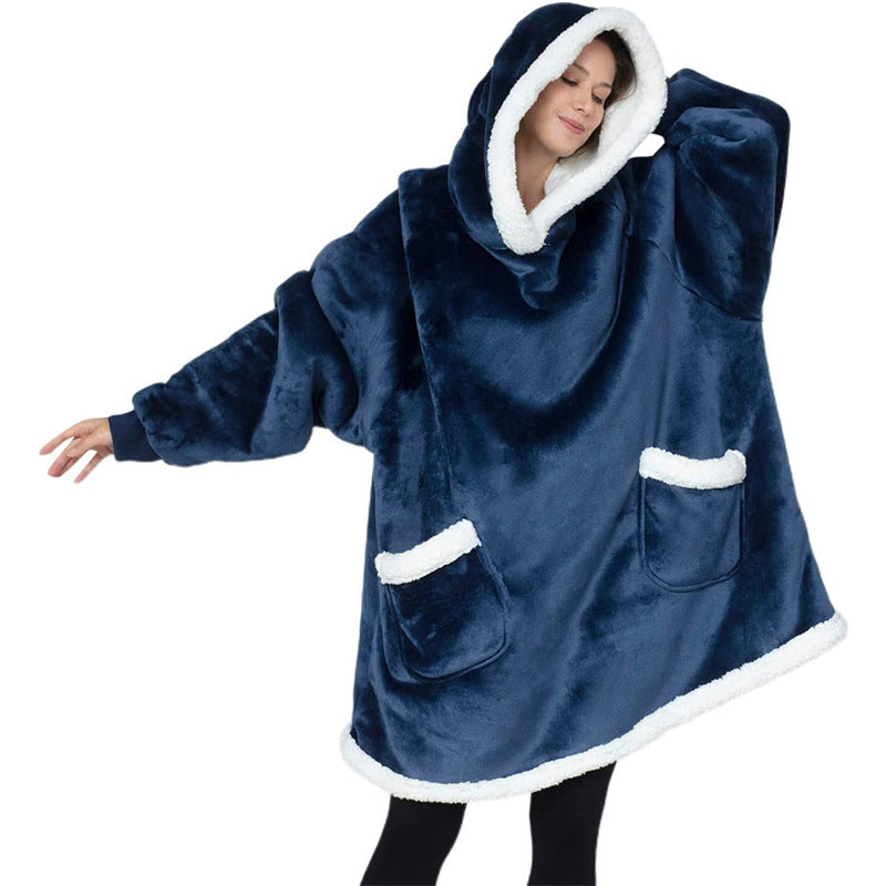 Oversized wearable blanket hoodie for adults – view 7