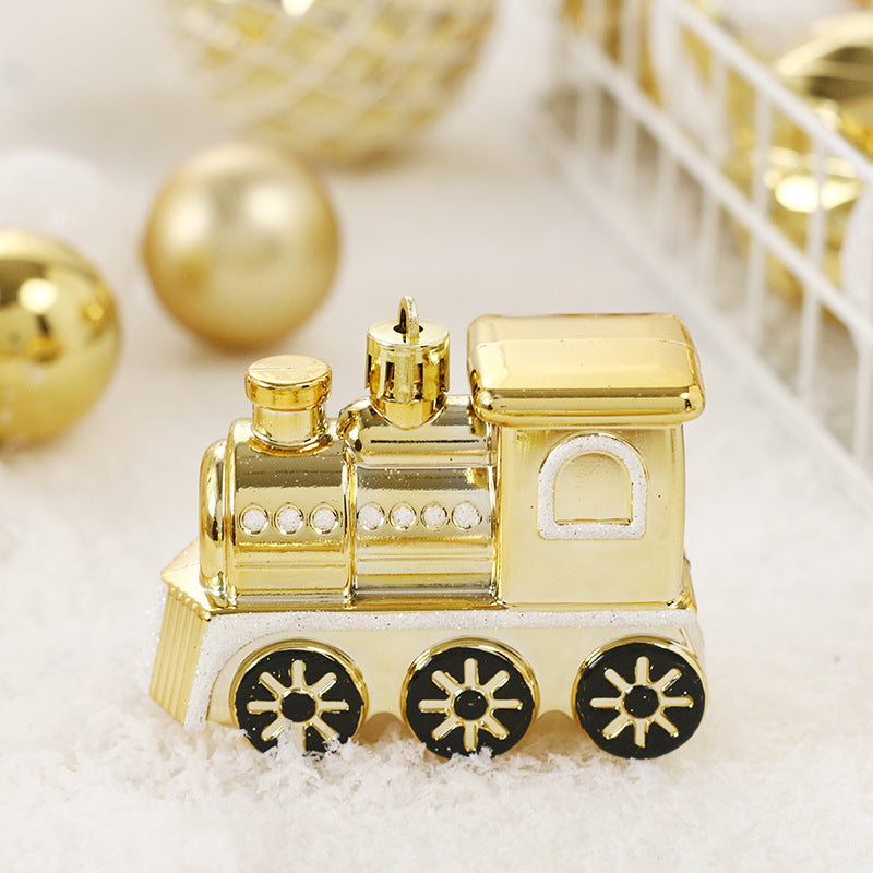 Gold and white Christmas ornament set, 65 pieces – view 4