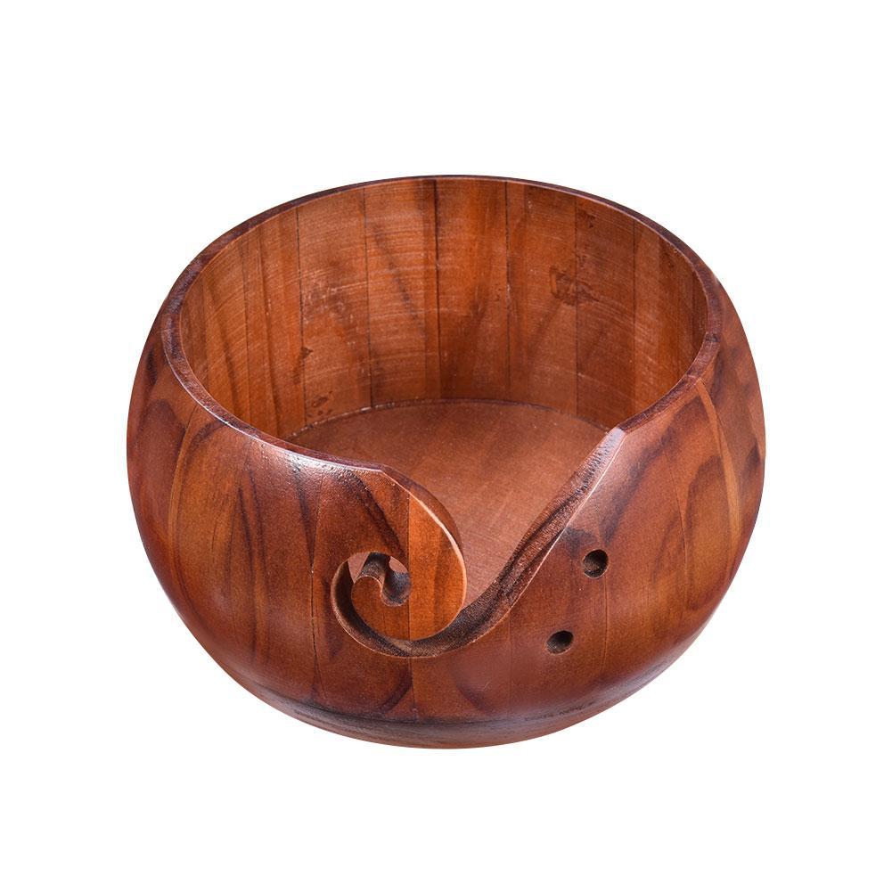 Wooden yarn bowl – view 6