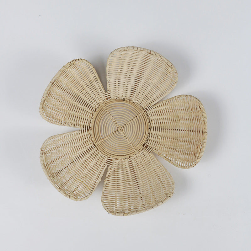Rattan flower wall decor – view 4