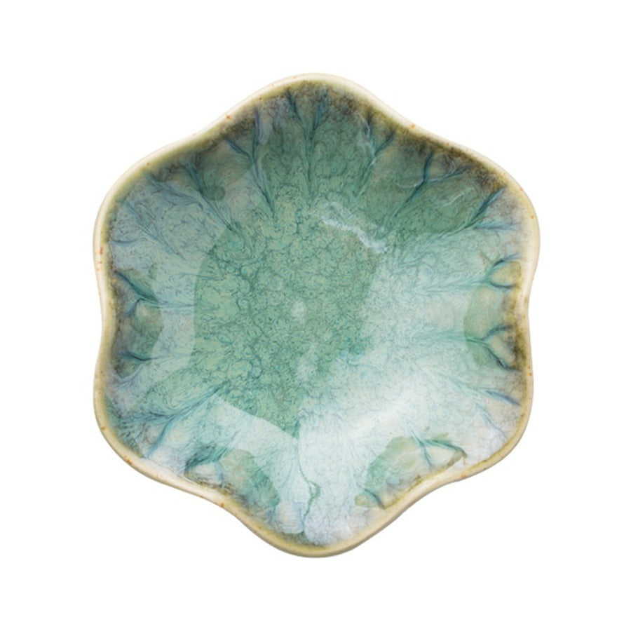 Lotus Leaf Ceramic Trinket Dish – Jade Green